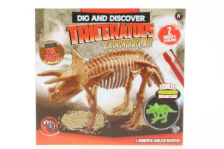 Obrázek z Tesání Dino svítící Triceratops 